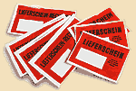 Begleitpapier-Tasche